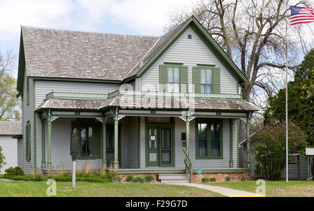 L'écrivain Sinclair Lewis boyhood home à Sauk Centre, Minnesota Banque D'Images