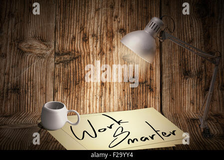 Travailler Plus Intelligemment Concept. Banque D'Images