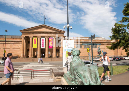 Photo de l'extérieur Art Gallery of New South Wales situé dans le domaine, Sydney, Australie Banque D'Images