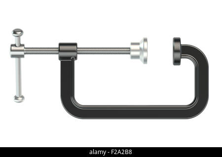 Serre-isolé sur fond blanc Banque D'Images