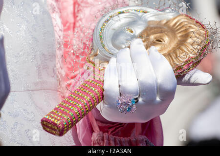 Masque au carnaval de Venise Banque D'Images