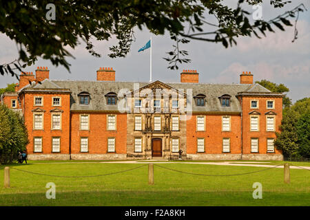 Dunham, Dunham Massey Hall Park, Altrincham, Cheshire. Le Grand Manchester. Ancien siège du seigneur de Stamford. Banque D'Images