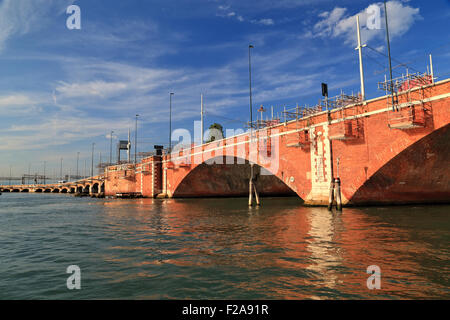Ponte della Libertà - Venise pont de chemin de fer (1933) Banque D'Images