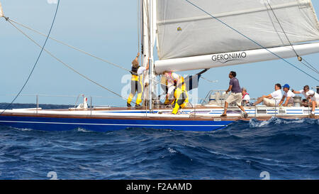 Maxi Yacht Rolex Cup 2015 régate de voile. Banque D'Images