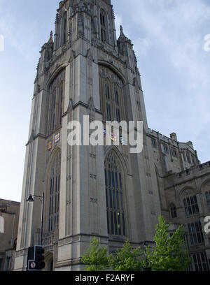 L'Édifice commémoratif de testaments, une partie de l'Université de Bristol, Bristol, Angleterre. Banque D'Images