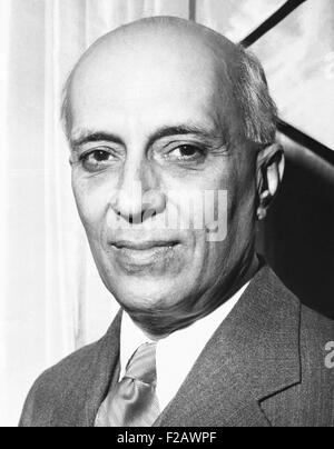 Le Premier Ministre indien, Jawaharlal Nehru, ca. 31/12/1959. Acteur Roshan Seth dépeint Nehru dans Gandhi, 1982 film produit et Banque D'Images