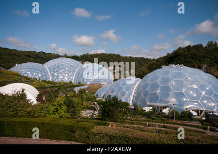 L'Eden Project Cornwall England UK Banque D'Images