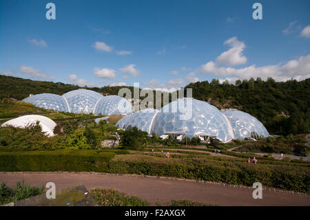 L'Eden Project Cornwall England UK Banque D'Images