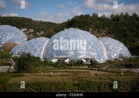 L'Eden Project Cornwall England UK Banque D'Images