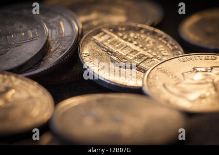 Us coins libre Banque D'Images