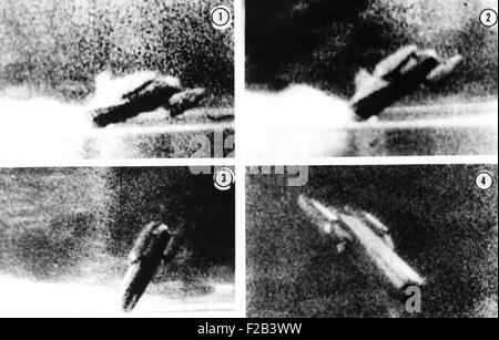 Donald Campbell a été tué son avion propulsé par bateau, Bluebird K7, sur le lac de Coniston. Le 4 janvier 1967. Son corps ne fut jamais retrouvé, mais Banque D'Images