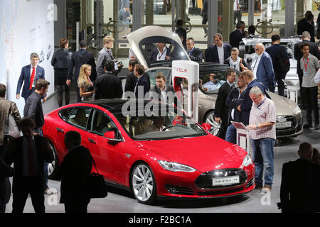 N'est vu de l'avant à la 66e International Motor Show (IAA 2015 Internationale Automobil Ausstellung, IAA) à Francfort/Main, Germa Banque D'Images