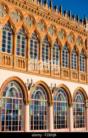 Ca d'Zan, signifiant maison de John, est l'hôtel particulier construit par John et Mable Ringling à Sarasota, Floride. Banque D'Images