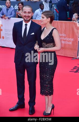 Toronto, Canada. 15 Sep, 2015. au niveau des arrivées pour l'homme VERS LE BAS en première mondiale au Festival International du Film de Toronto 2015, Roy Thomson Hall, Toronto, Canada le 15 septembre 2015. Credit : Gregorio Binuya/Everett Collection/Alamy Live News Banque D'Images