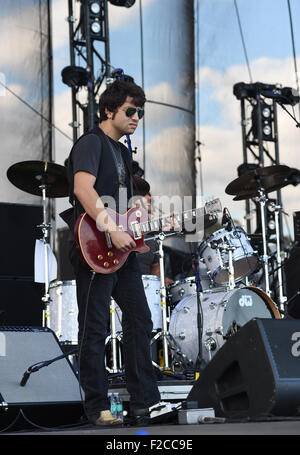 Arrington, Virginia, USA. 13 Sep, 2015. TROMBONE SHORTY & ORLEANS AVENUE amener le jazz à ''LOCKN'' festival de musique d'enclenchement du Oak Ridge Farm en ARRINGTON, Virginie le 12 septembre 2015.Photo ©jJeff Moore © Jeff Moore/ZUMA/Alamy Fil Live News Banque D'Images