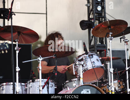 Arrington, Virginia, USA. 13 Sep, 2015. TROMBONE SHORTY & ORLEANS AVENUE amener le jazz à ''LOCKN'' festival de musique d'enclenchement du Oak Ridge Farm en ARRINGTON, Virginie le 12 septembre 2015.Photo ©jJeff Moore © Jeff Moore/ZUMA/Alamy Fil Live News Banque D'Images