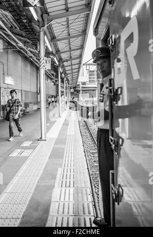 Japonais, Villes, personnes et paysages Banque D'Images