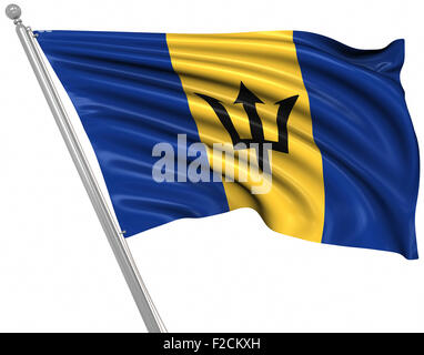 Pavillon de la Barbade , c'est un calculateur générée et 3d rendu photo. Banque D'Images