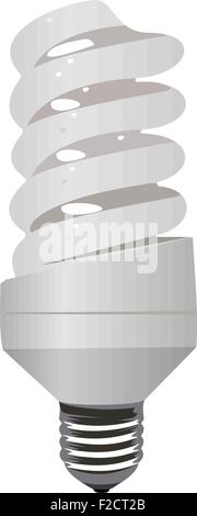 Lampe à économie d'illustration réaliste eco Illustration de Vecteur