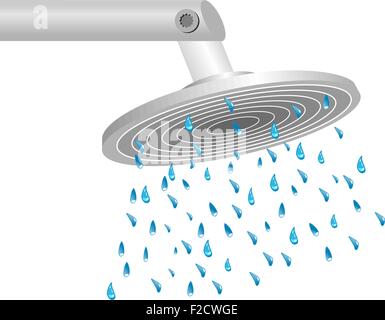 Douche Illustration de Vecteur