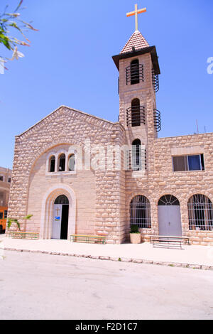 Eglise catholique en Jordanie Banque D'Images