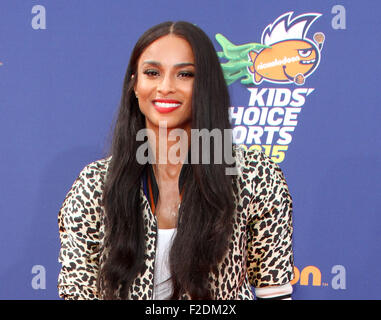 Nickelodeon's Kids' Choice Awards 2015 Sport à l'UCLA's Pauley Pavilion comprend : Ciara Où : Los Angeles, California, United States Quand : 16 Juil 2015 Banque D'Images