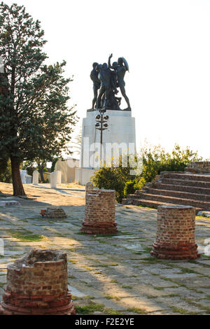 War Memorial à St. Giusto hill, Trieste - Italie Banque D'Images