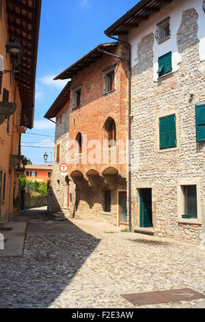 Vue sur les maisons, Cividale del Friuli - Italie Banque D'Images