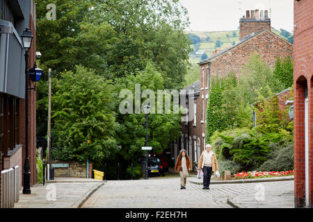 Brunswick Street à Macclesfield Cheshire UK UK Grande-bretagne British United Kingdom Europe île européenne Anglais Angleterre Banque D'Images