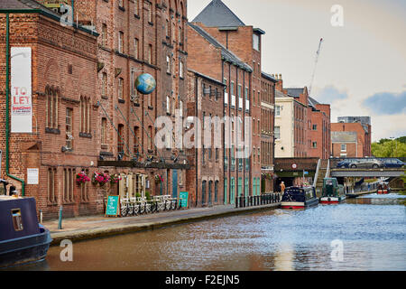 Chester moulins sur la vapeur rénovées du canal de Shropshire Union Mill UK Grande-bretagne British United Kingdom Europe European islan Banque D'Images