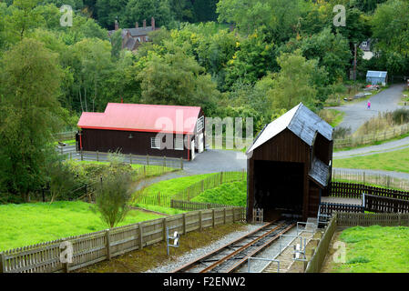 Blists Hill est un musée en plein air construit sur un ancien complexe industriel situé dans la région de Telford Madeley Shropshire en Angleterre Banque D'Images