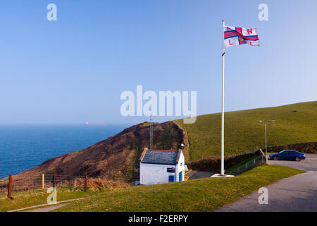 La nouvelle station de sauvetage de lézard à Kilcobben Cove sur la péninsule de Lizard, Cornwall, England, UK Banque D'Images