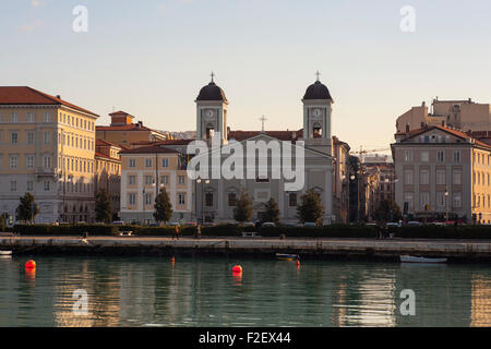 L'église grecque orthodoxe de Saint Nicolas - Trieste, Italie Banque D'Images