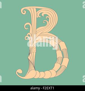 Lettre B - Script Illustration de Vecteur