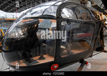 Musée Aeroscopia, Musée aéronautique, Toulouse, France. Avions de collection d'antiquités Banque D'Images