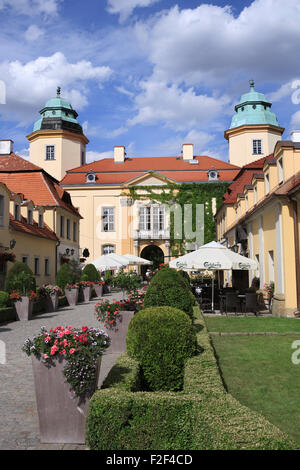 Le château de Ksiaz, ancien château fürstenstein allemand à proximité walbrzych, waldenburg, Basse Silésie, Pologne, Europe Banque D'Images