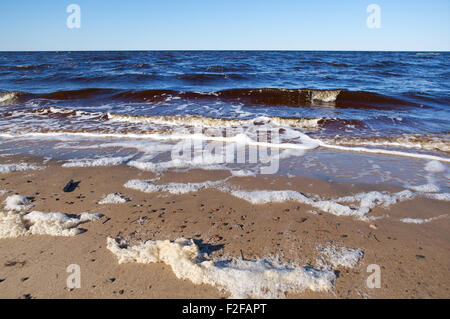 Blanc côte mer .La Russie, Moscow. Banque D'Images