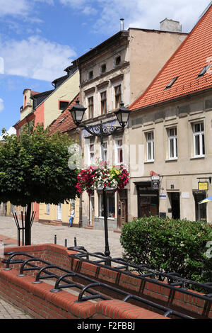 Mall à kowary ancienne ville allemande schmiedeberg. Pologne, la basse Silésie, Europe Banque D'Images