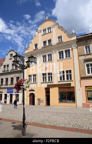 Mall à kowary ancienne ville allemande schmiedeberg. Pologne, la basse Silésie, Europe Banque D'Images