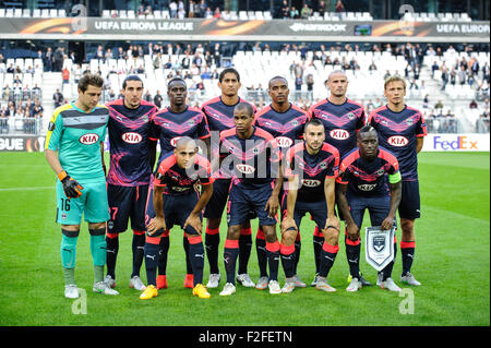 2 Écharpes GIRONDINS de BORDEAUX 2016 SECTION FEMININE 2015 LIVERPOOL
