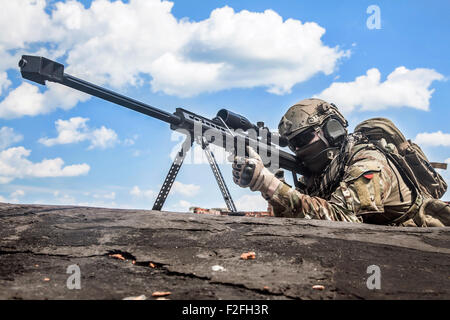 Sniper rangers Banque D'Images