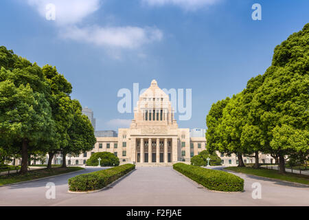 Tokyo, Japon à l'édifice du Parlement Kokkaigijido Banque D'Images