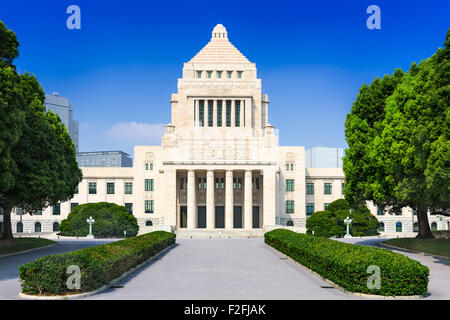 Maison de la Diète japonaise à Tokyo, Japon. Banque D'Images