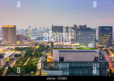 Odaiba, Tokyo, Japon paysage urbain. Banque D'Images