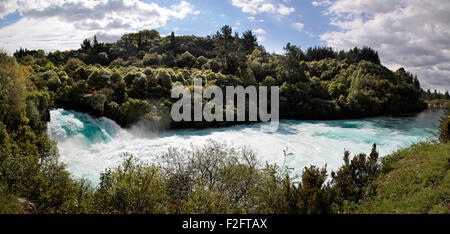 Cascade de Huka près de Taupo, île du Nord, Nouvelle-Zélande Banque D'Images