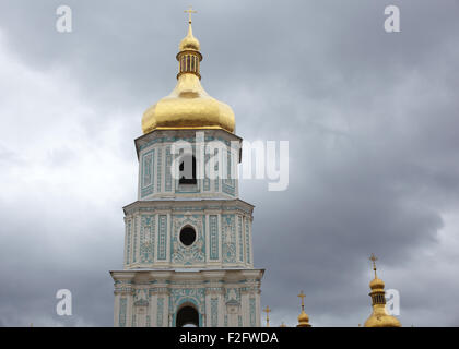 Clocher de la Cathédrale Sainte-Sophie à Kiev, Ukraine Banque D'Images