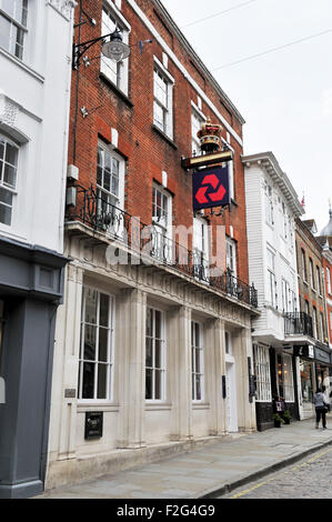 Guildford Surrey UK - Direction générale de la banque NatWest dans la High Street Banque D'Images