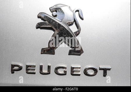 Peugeot automobiles - auto Peugeot Banque D'Images