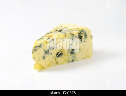 Coin de fromage bleu français Banque D'Images