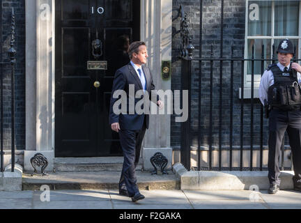 Numéro de l'extérieur de David Cameron au 10 Downing Street, Londres Banque D'Images